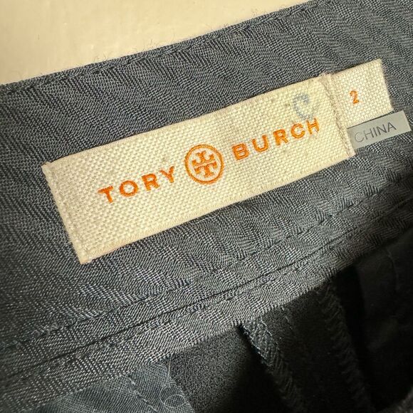 SALE! Black Tory Burch Basic Dress Pants Size 2 VGUC - Picture 7 of 7